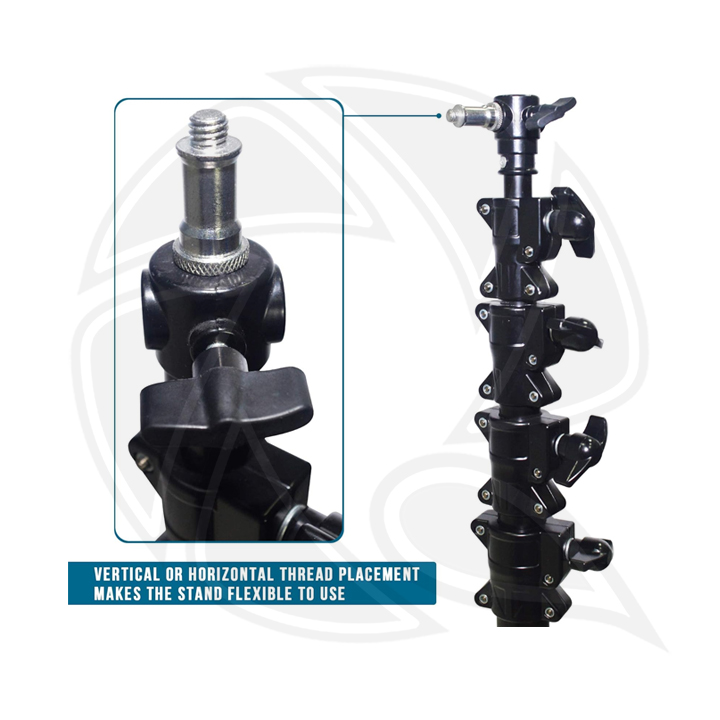 COOPIC L-400 PRO Max Height  444cm Air Cushioned Heavy Duty Aluminum Stand