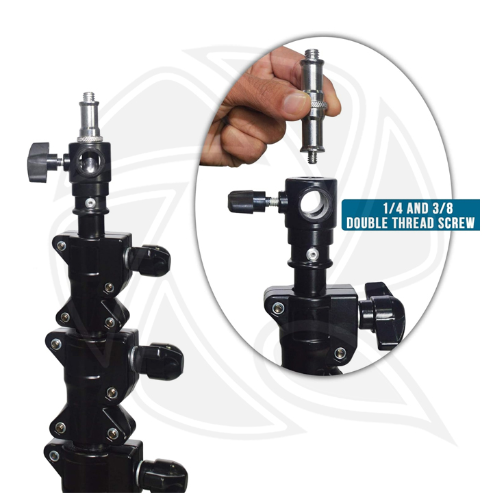 COOPIC L-400 PRO Max Height  444cm Air Cushioned Heavy Duty Aluminum Stand