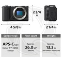 Sony ZV-E10 II Mirrorless Camera with 16-50mm Lens&amp; Memory Card&amp; BackBag
