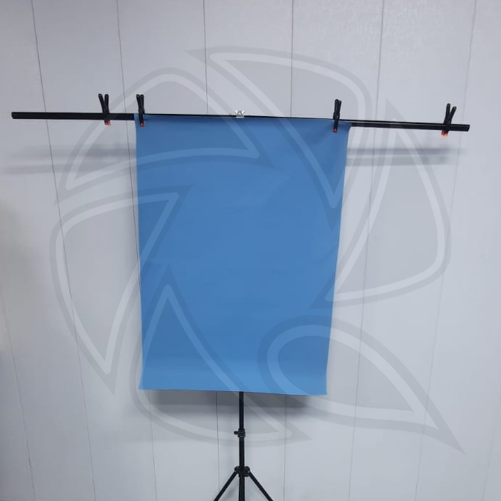 QPS- Background Bracket 200x200cm T-STAND with 100x138cm Thick Leather Background