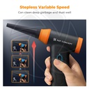 SKU.2318 Concept 14 in 1 Compressed Air Duster, Stepless Adjustable 150000RPM Electric Air Duster, Adjustable&amp;Portable Air Blower for Deep Clean, Computer Keyboard Car Home- Replace Compressed Air Cans
