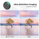 KF01.1853 77mm Magnetic Variable ND2-ND32 (1-5 Stop) Lens Filters NO X Spot Nano-Xcel Series