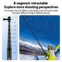 QPS- Insta360 X4 /8K Pocket Action Cam with Stand &amp; MemoryCard