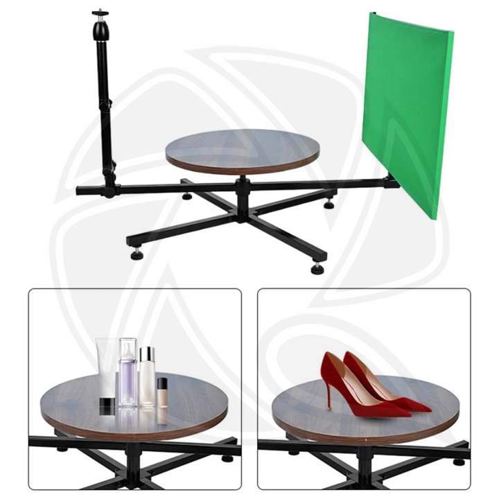 QPS-Camera Spinning Video Rotating Platform 360 for Camera &amp;Mobile YC-DJMM476