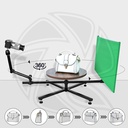 QPS-Camera Spinning Video Rotating Platform 360 for Camera &amp;Mobile YC-DJMM476