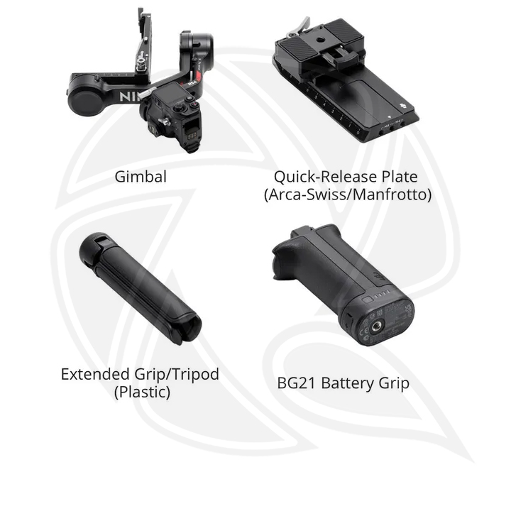 QPS-DJI RS4 /3-Axis Motorized Gimbal Stabilizer with  Sling Handgrip &amp; Shoulder Bag