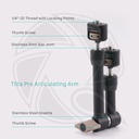 Tilta Pro Articulating Arm with Dual Ball Heads (1/4-20Screws) TA-PAA2-B
