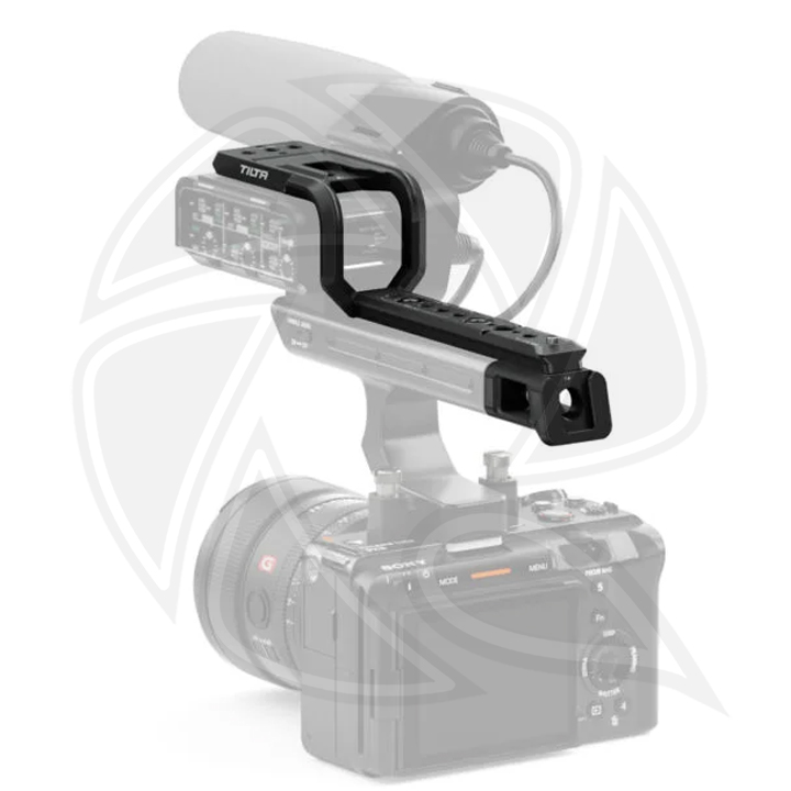 Tilta XLR Extension Bracket Compatible with Sony FX3 with XLR-H1 Top Handle-Black TA-T13-XLR-B