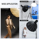 NEEWER  65cm 16 Ribs Umbrella Quick Release softbox with Honycomb  Grid (10102479)