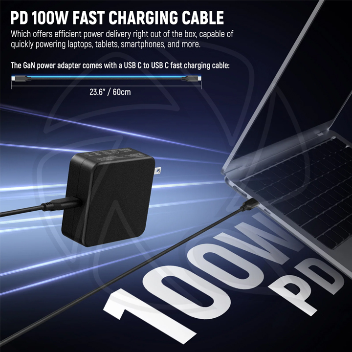 NEEWER 100WGAN USB C CHRGER PD200W0500G4T (10105497)