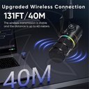 COMICA EJOY D10 PRO (A) RGB Cardioid Dynamic Wireless Microphone/Wired (XLR/Type-C)