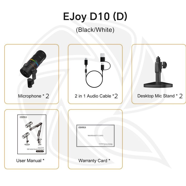 COMICA EJOY D10 PRO COMBO(D) Cardioid Condenser Microphone