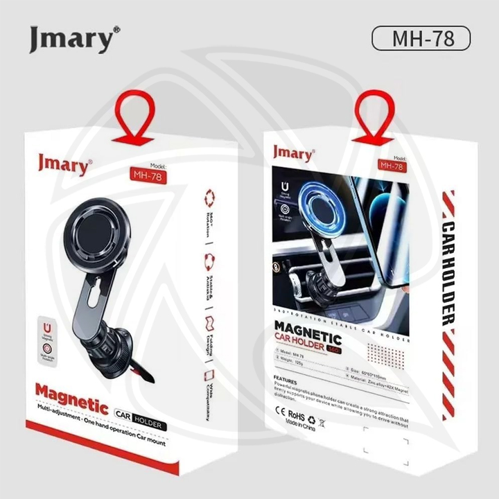 JMARY MH-78 Magnetic Car Holder Multi Adjustment