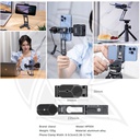 ULANZI  HP004 Multifunctional Carb Tripod Black For Mobile 3042