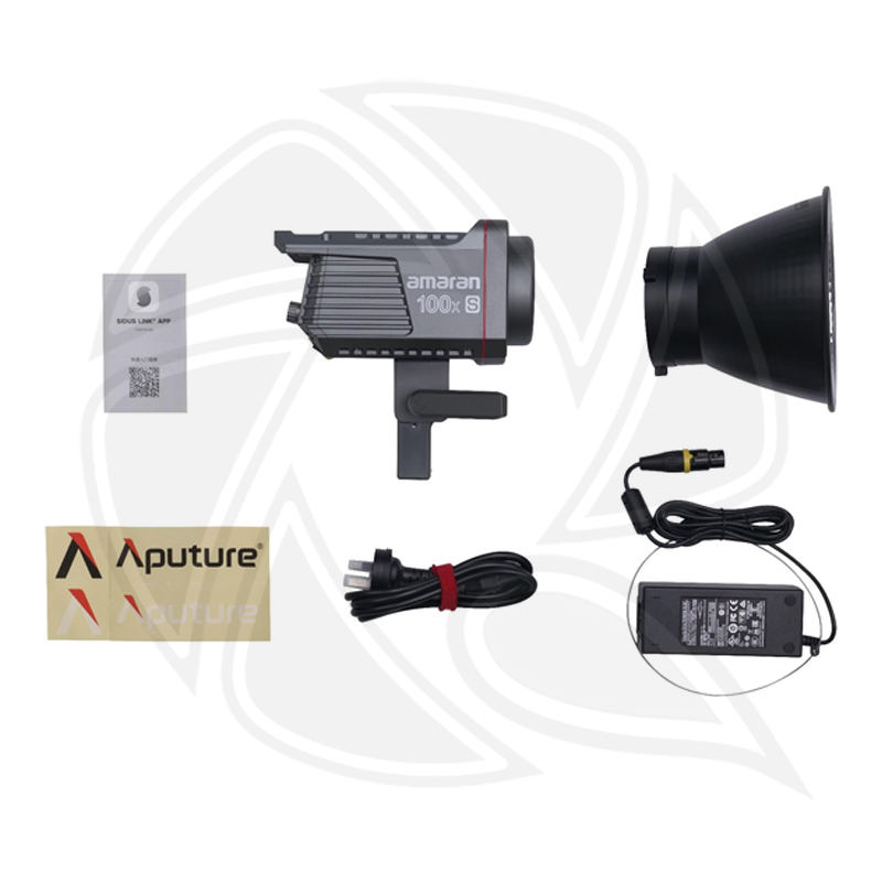 QPS- APUTUER amaran COB 100x S Bi-Color LED Video Light 100W with Softbox 90cm &amp;Light Stand 2Kit