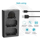 NEEWER DUAL CHRAGER FOR NP-FZ100 + 2XNP-FZ100 BATTERY (10103229) 9956