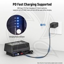 NEEWER VB-A1 V mount Battery with Adapter Plate with Dual 15mm rod clamp VB-A1 (10102660)