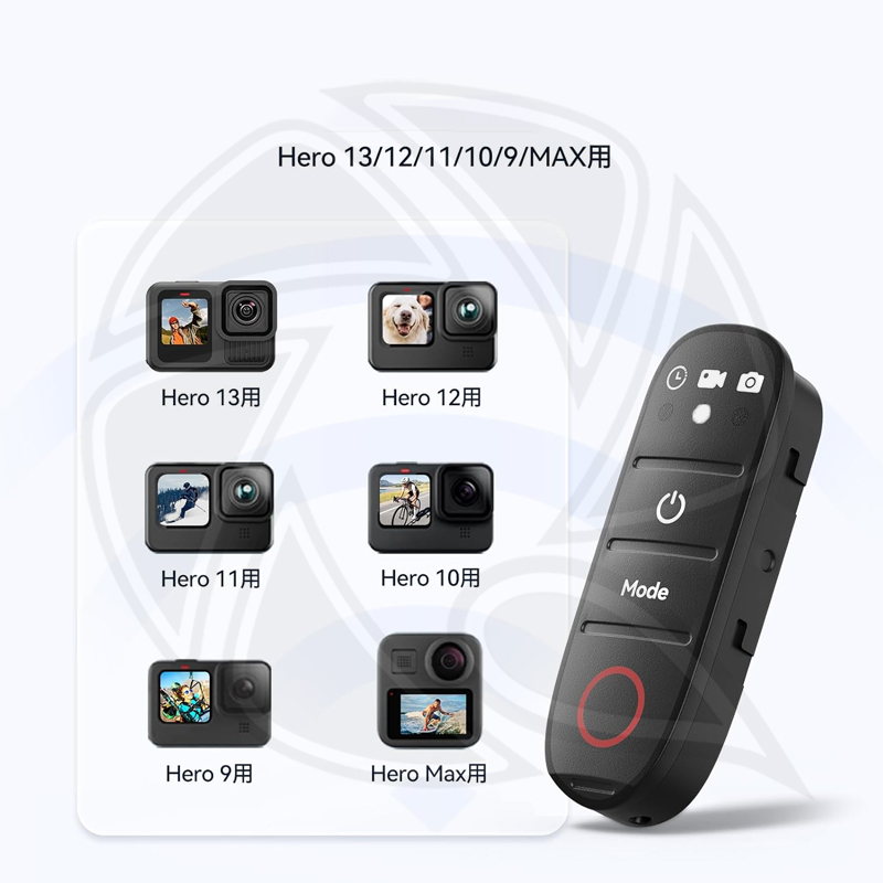 TELESIN Rechargeable Shorty tripod 45cm  with remote /S1-CSS-01-TGP