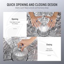 NEEWER NS85U 85cm 16 Ribs Umbrella Quick Release softbox with Honycomb  Grid (10102480)