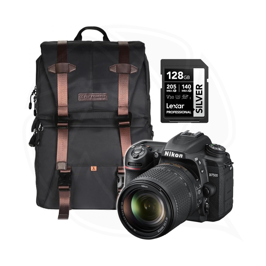 NIKON D7500 18-140 VR KIT with Accessories