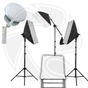 Studio Fill Light 85w Soft Box 50x70cm 3Kit &amp; Still life Table /YC-RGXMM1-LK5
