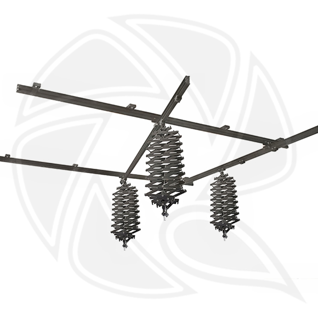 QIHE A3303 Pantograph Ceiling Rail System 3x3m for Light