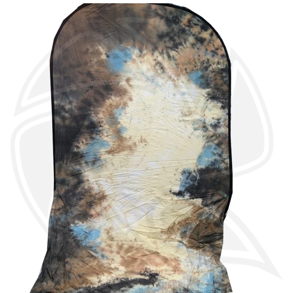 230x200cm Portable Background with Colorful Fabrics Floor