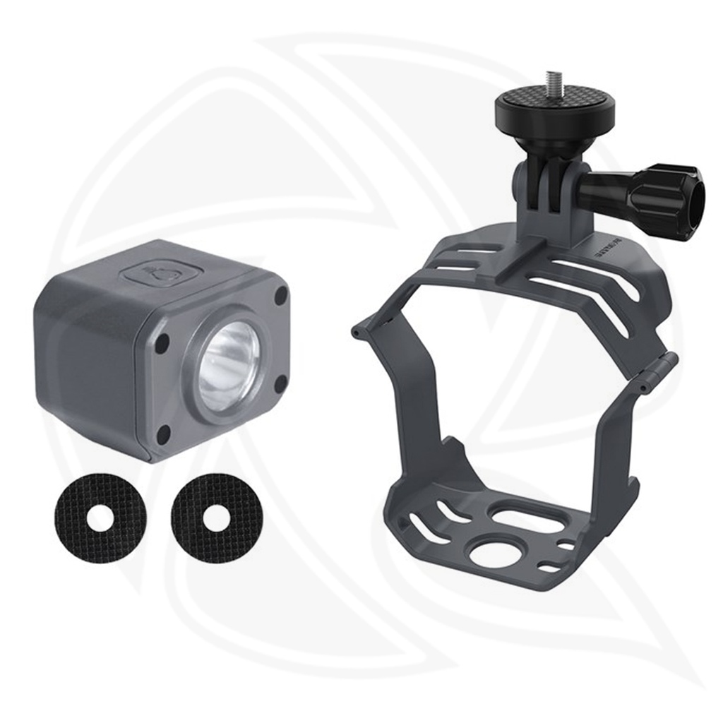 SUNNYLIFE M3-GZ373 Multifunctional Adapter Mount Kit with light for DJI Mavic mini 3 RC Drone,action, Gopro10,Insta360,oneX2 camera