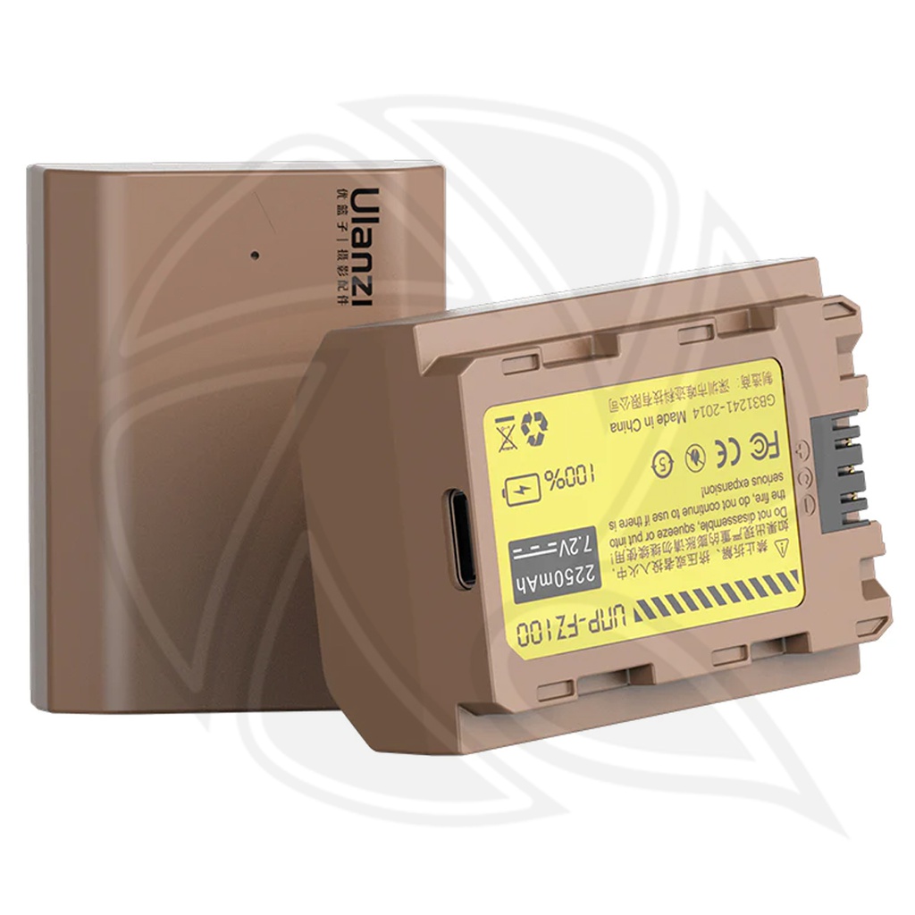 ULANZI UNP-FZ100 Full Decode Battery with Type-c Charger port (3080)