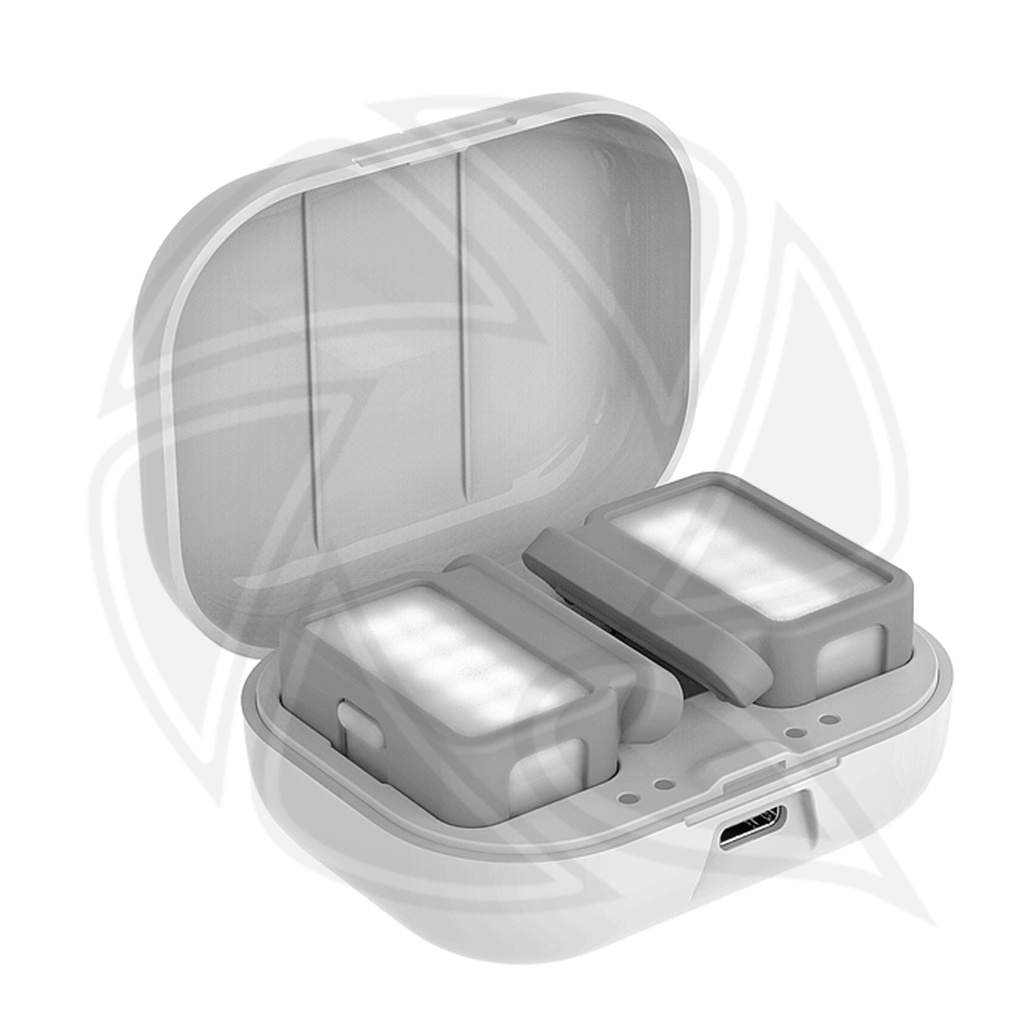 SUNNYLIFE L375 Two-way LED Video Light with Charging Case Tri-color Dimmable Portable Fill Lamp Photography for OSMO Mobile SE/6/OM 5/4/4 SE