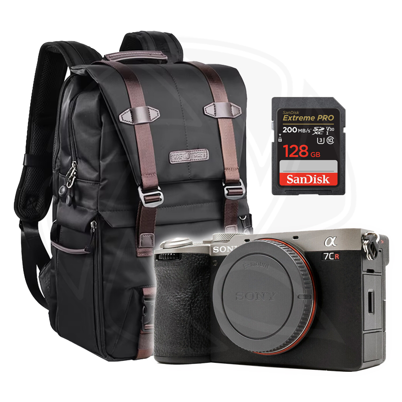 SONY Alpha a7CR Mirrorless Full-frame Camera (Body only) with Memory Card&amp; BackBag