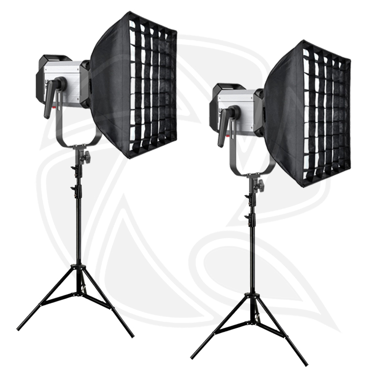 QPS- ULANZI LC 150B Bi-Color Video Light with 60x60cm 2kit