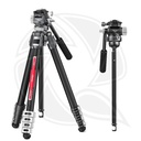 ULANZI TT09 VideoGo Carbon Fiber Travel Video Tripod 142cm / T033GBB1