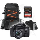 CANON CAMERA 850D EF-S18-55mm f/4-5.6 IS STM with Memory Card , BackBag