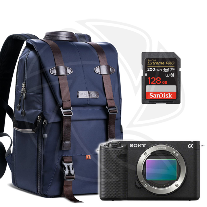 Sony ZV-E1 Mirrorless Camera (body only) with Memory Card&amp; BackBag