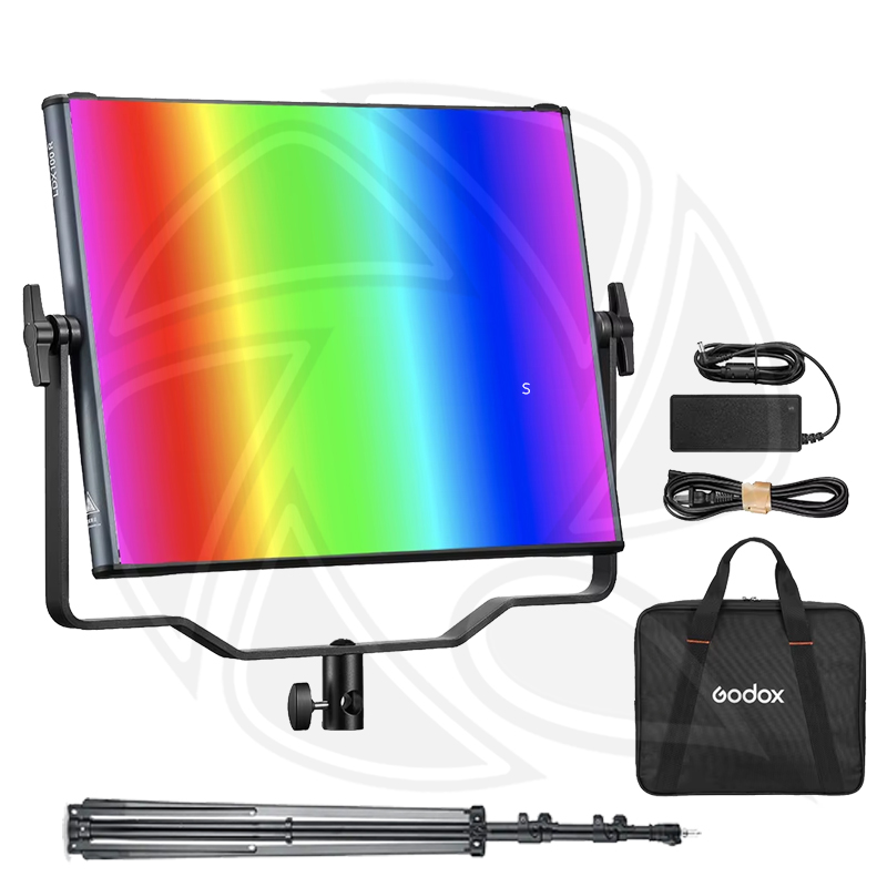GODOX LDX50R RGB LED Light Panel with Light Stand