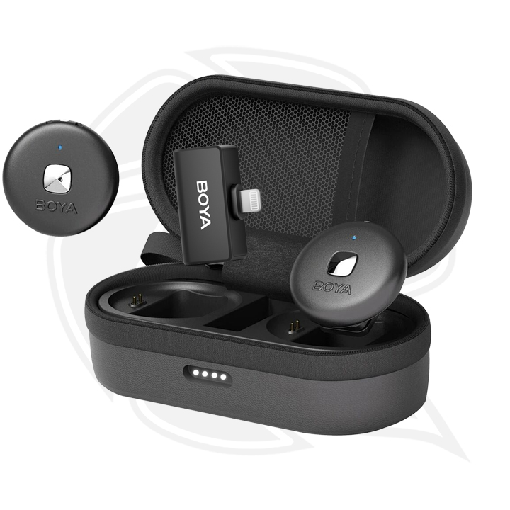 BOYA - Omic-D-B  Dual Wireless Microphone System iOs (Neck mic. Wireless)