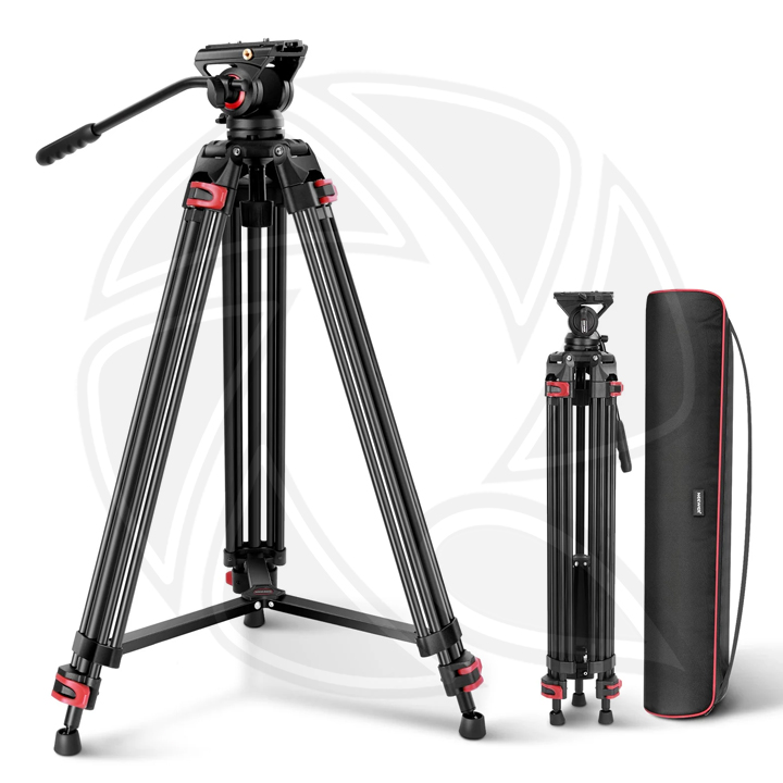 NEEWER GM88 PROFESSIONAL VIDEO TRIPOD WITH FLUID DRAG PAN HEAD  (10101048)