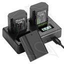 NEEWER NP-FZ100 SONY 3 REPLACEMENT BATTERY 7.2v 2280mAh with Type C CHARGER SET(10103231) 9956