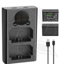 NEEWER NP-FZ100 SONY 2 REPLACEMENT BATTERY 7.2v 2280mAh with Type C CHARGER SET (10103229) 9956