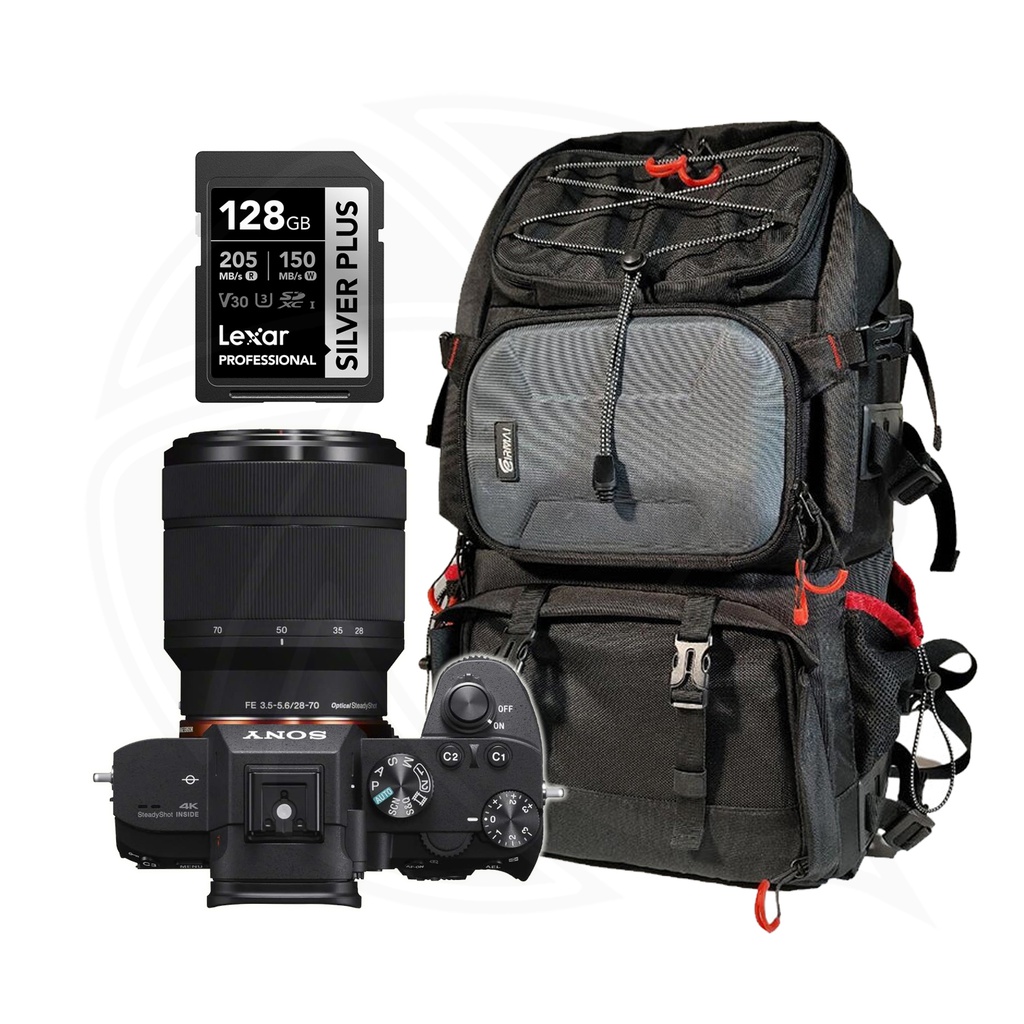 SONY CAMERA A7III KIT 28-70mm with Memory Card &amp; BACK Bag 