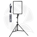 QPS- BD-P19 Bi Color Professional Shoot Live Video Led Fill Light (100w) with Remote control &amp; Light Stand