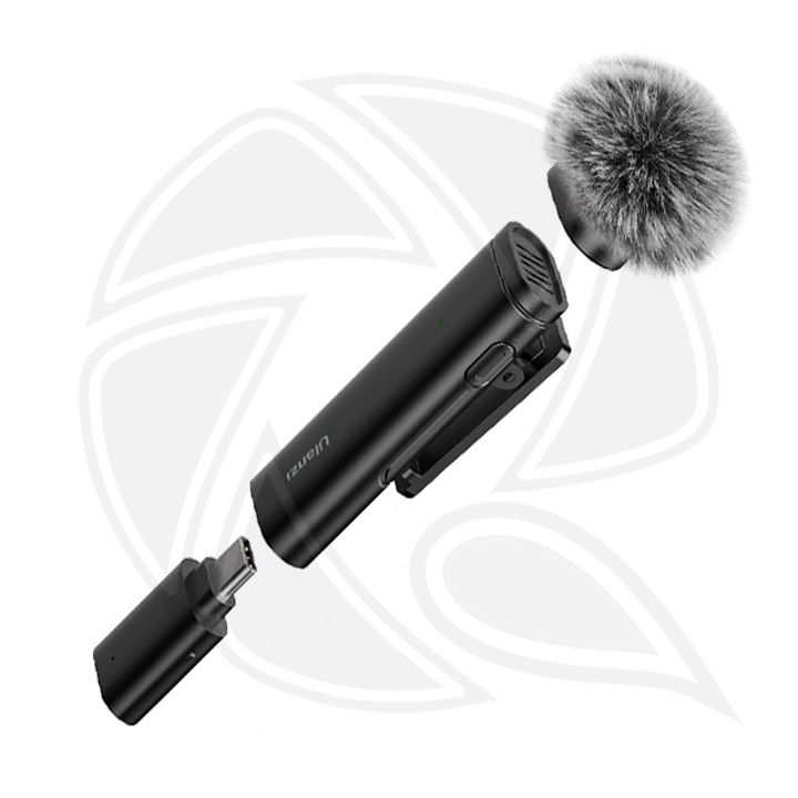 Ulanzi WM-10 Wireless Clip-on Microphone for Smartphone Type-c or Tablet