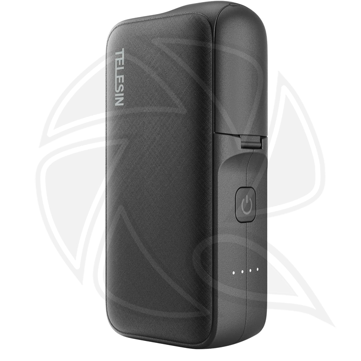 TELESIN Portable power bank for GoPro Hero 12/11/10/9/8/7/6/5 batteries (with built-in 10,000mAh battery cell) /GP-PB-001