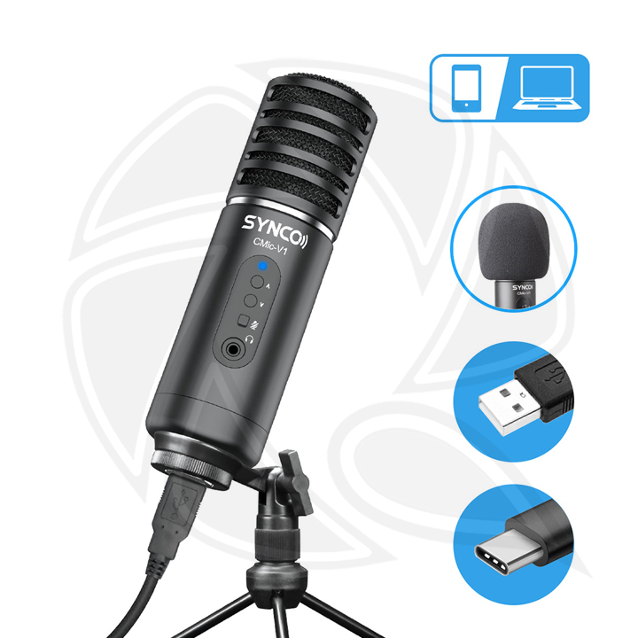 SYNCO CMic-V1USB Professional Condenser Microphone with Large Diaphragm