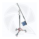 QIHE M5-120 Stand 2.4m Arm 2.2m Stainless Steel C Stand