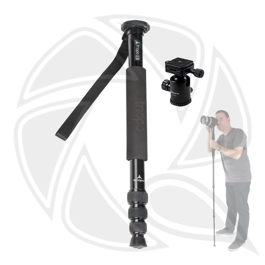 TRIOPO TL-50 D-1A Ball Head Monopod Stand  170cm