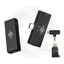 QPS-LUUCCO All in One(Camer,Type-C,iPhone) ProTalker S1 Single Wireless  Microphone, (Neck mic. Wireless)