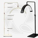 Yidoblo FG-620L LED Floor Light, Half Moon Lamp for Extension Lighting for Beauty, Filming Content Creation