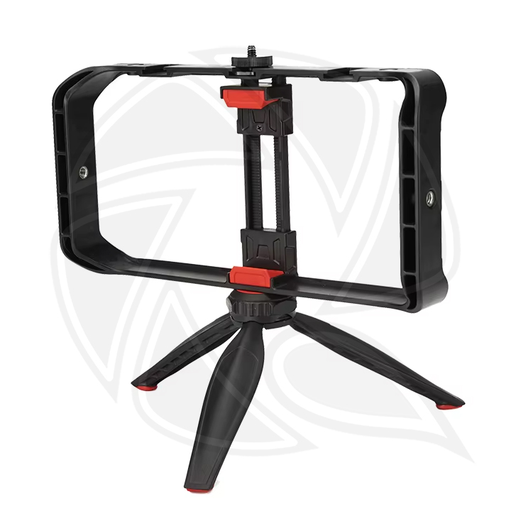 JMARY MT33 Vlogging Filmmaking Cage Stabilizer Grip Tripod Mount Video Rig Kit mobile phone holders